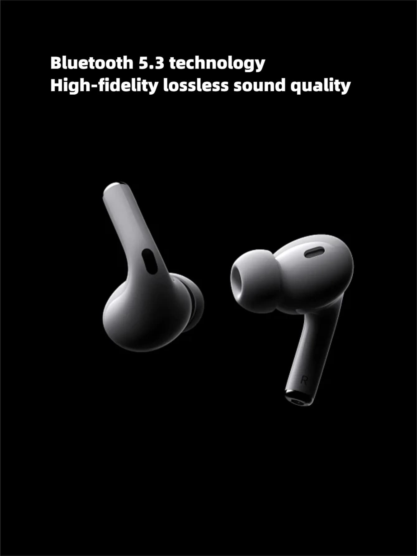 New Bluetooth-compatible Earbuds, Wireless In-Ear Headphones, Long Battery Life, Comfortable Design, Suitable for Gam