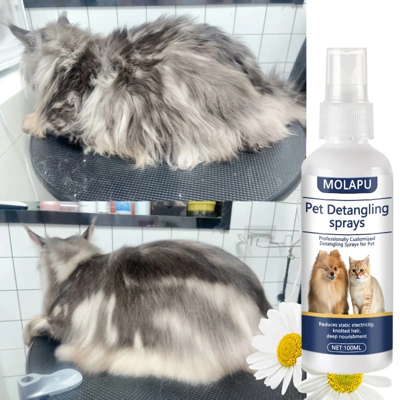 Cat and Dog Hair Tangle Prevention Spray