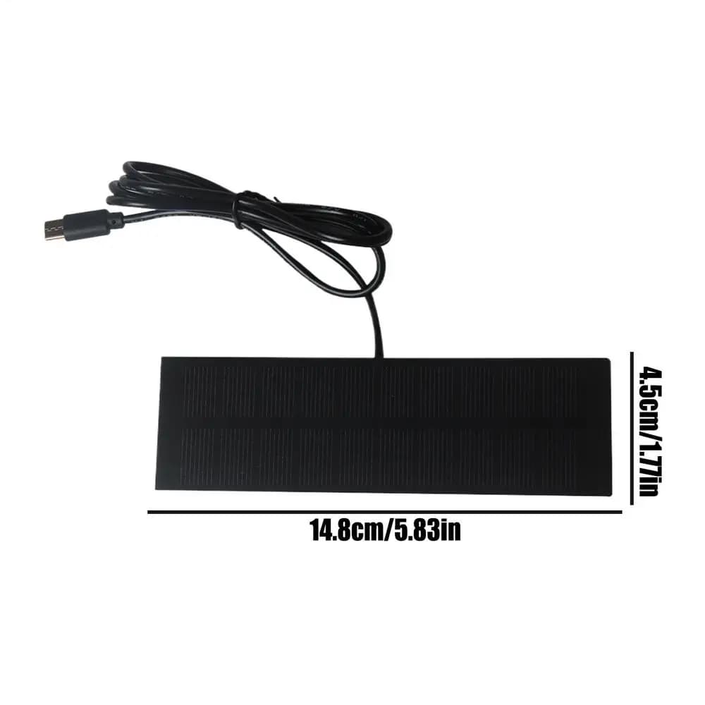 Portable Solar Charger 5W with LED Lantern