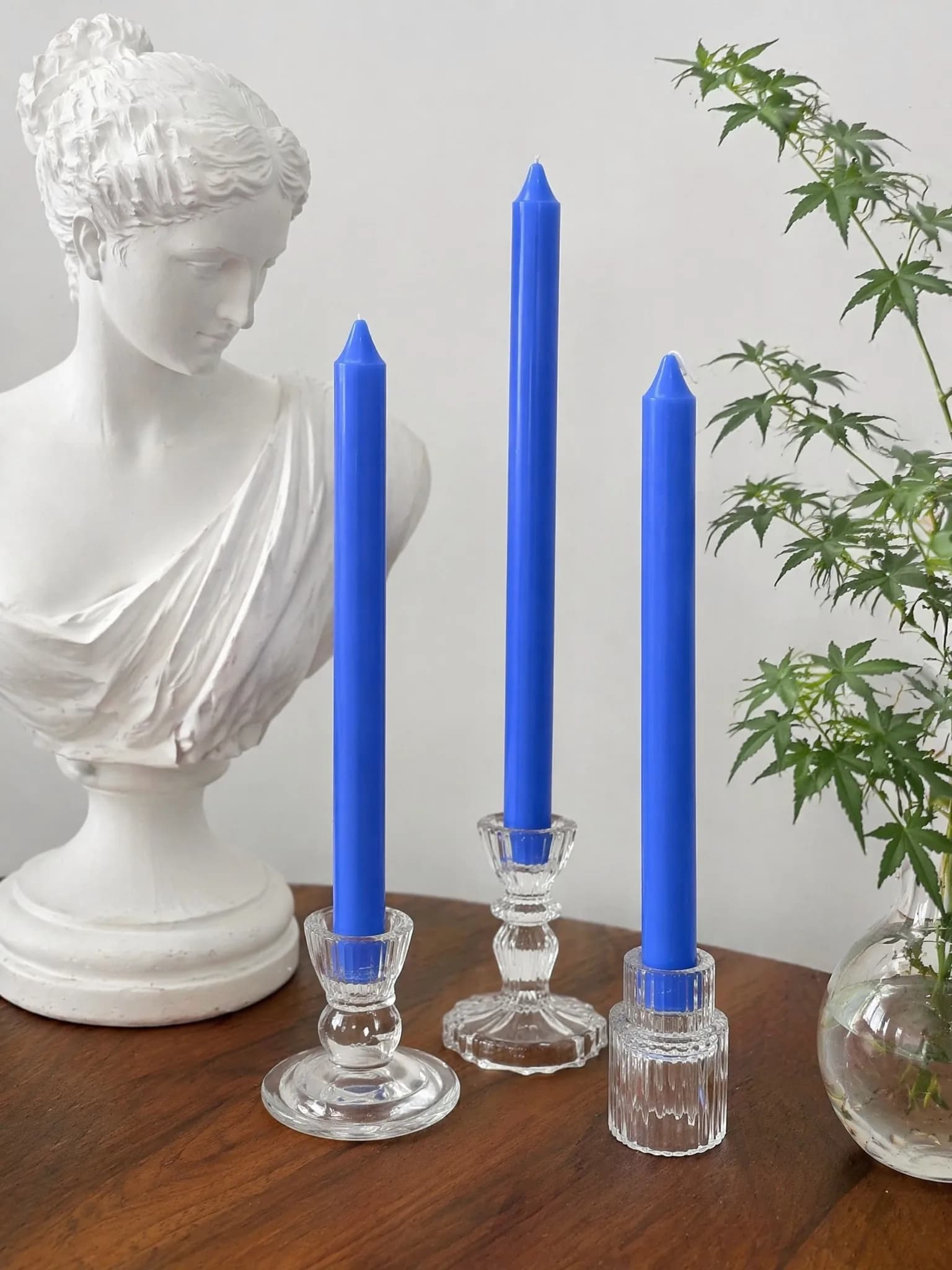 Blue Soy Wax Scented Candle Set