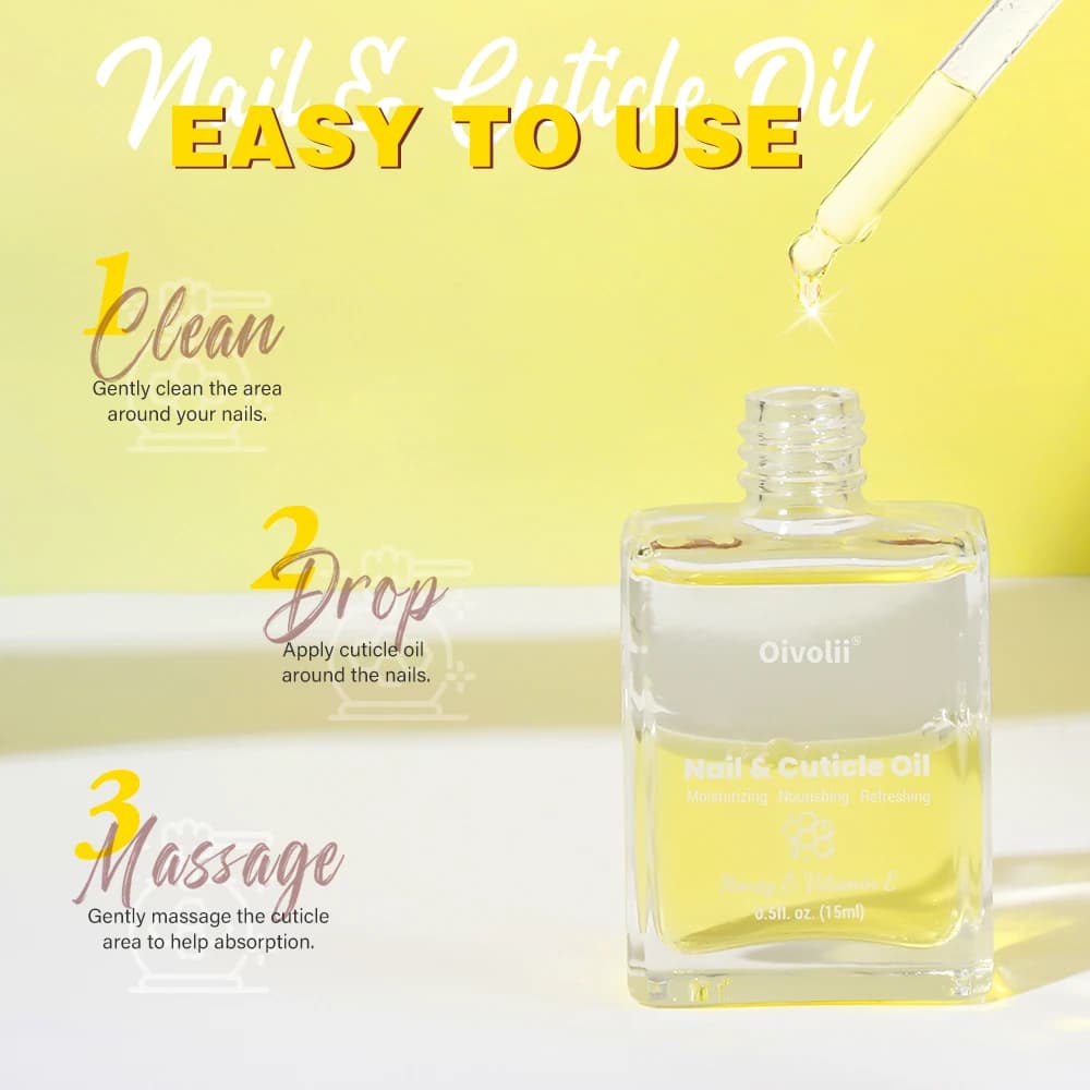 Vitamin E and Honey Cuticle Oil