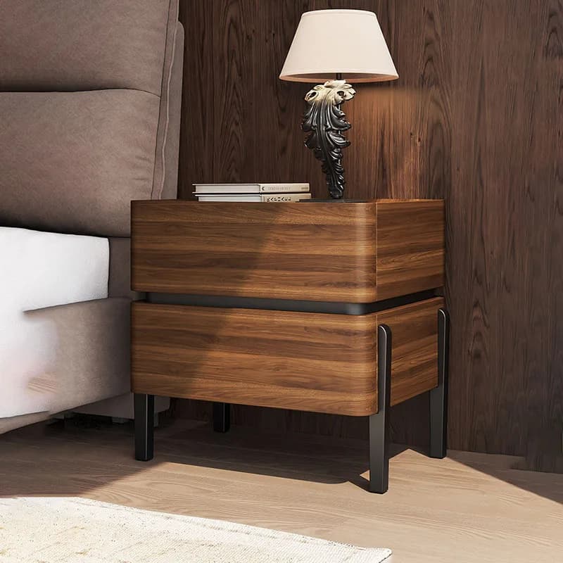 Modern Italian Night Stand Aesthetic European Storage Vintage Nordic Luxury Display Nightstand Table De Nuit Bedroom Furniture