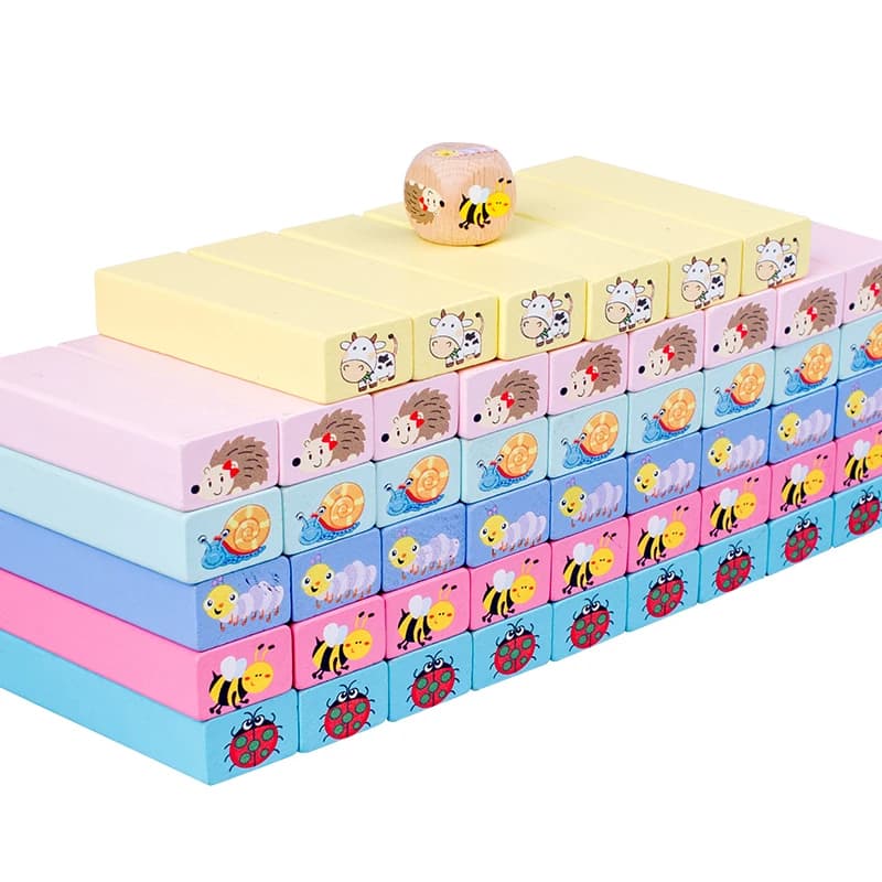 Wooden Stacking Blocks Strategy Game