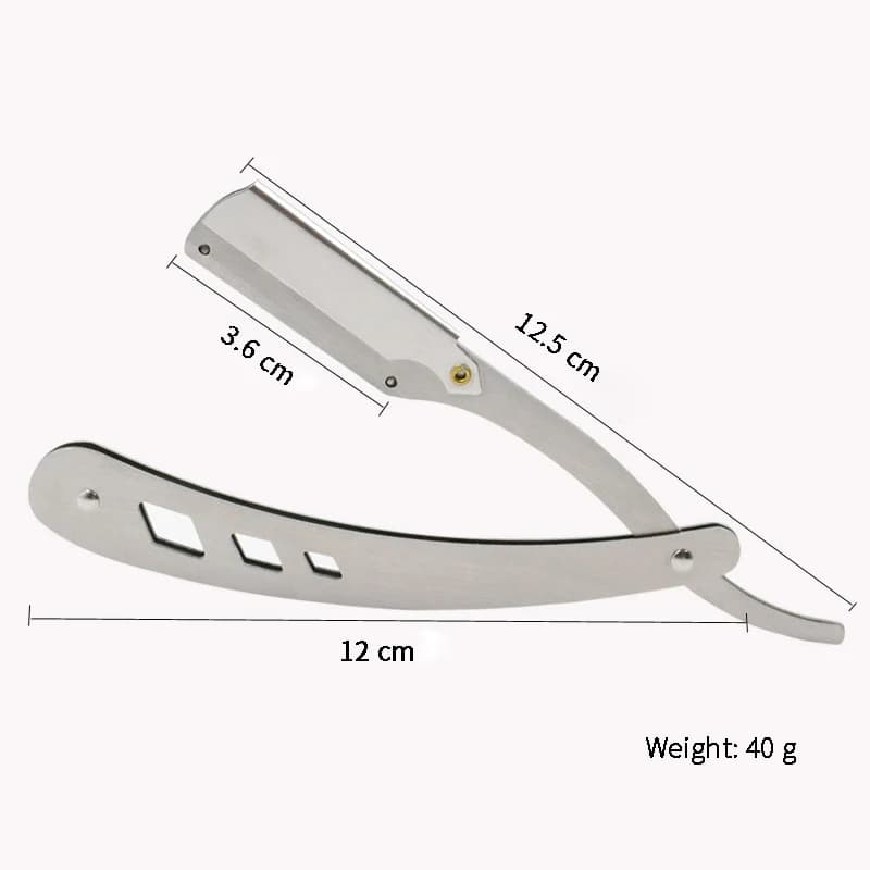 Antique Black Folding Straight Razor Holder