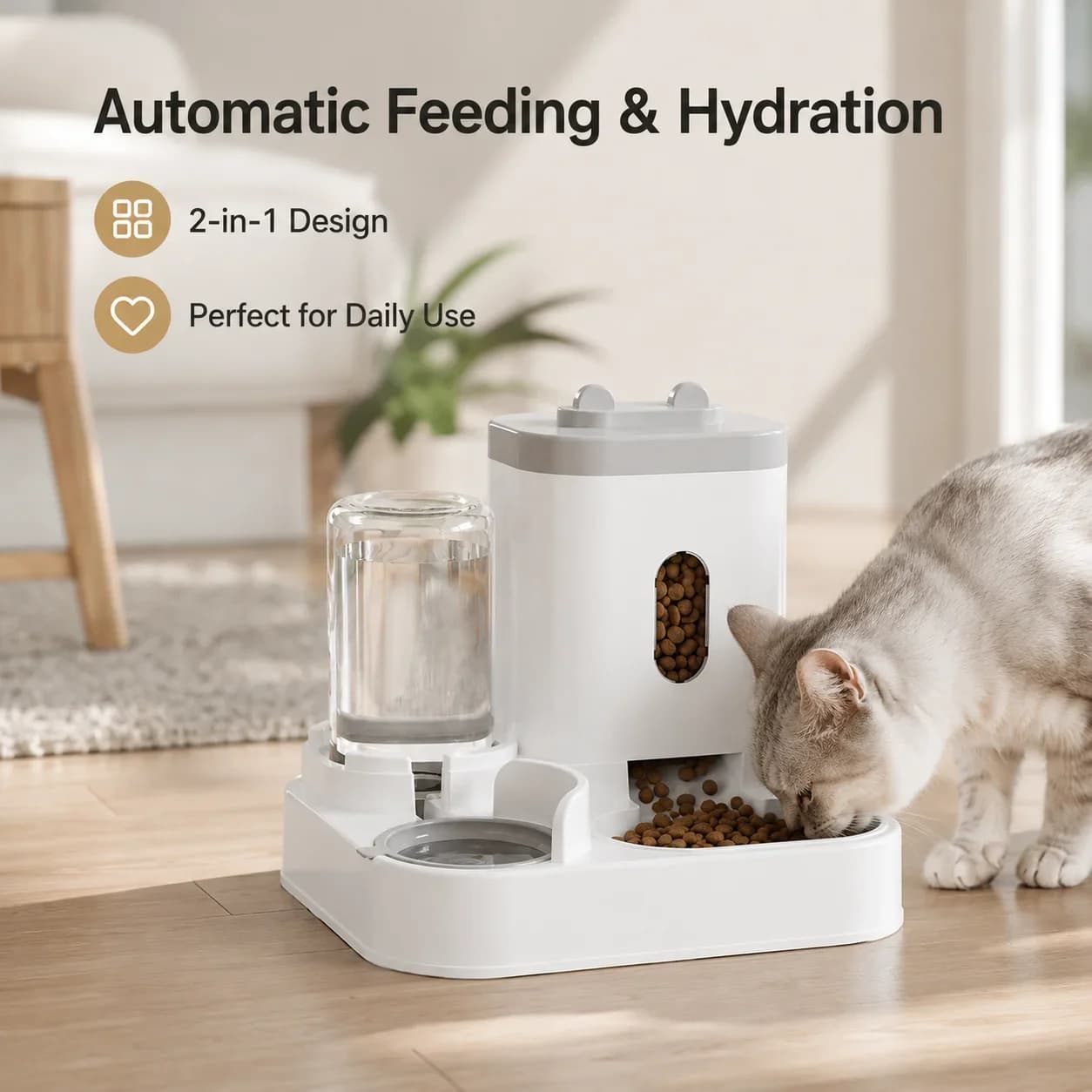 Auto Gravity Pet Food and Water Feeder
