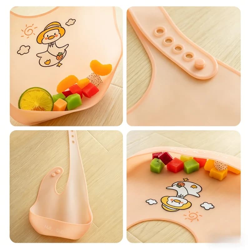 Cute Cartoon Animal Waterproof Baby Bib