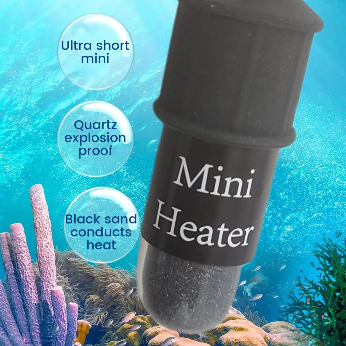 Mini USB Aquarium Heater with Digital Thermostat