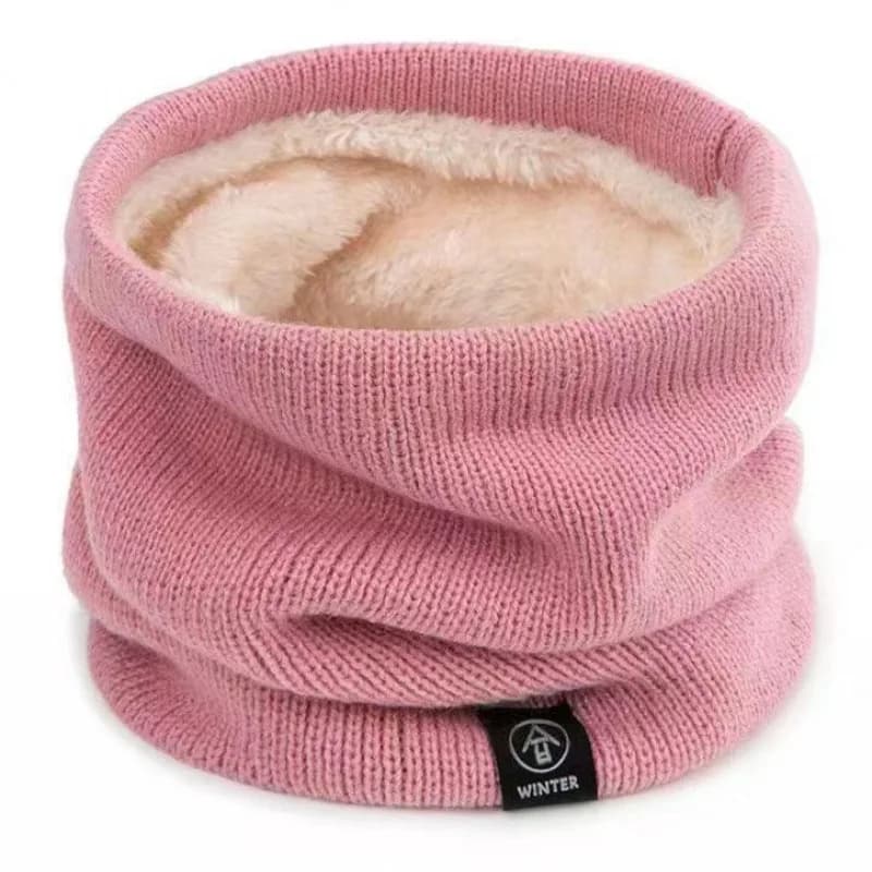 Winter Knit Neck Scarf with Mask Coverage
