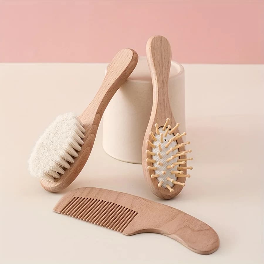 Baby Care Set with Scalp Brush and Nail Tools