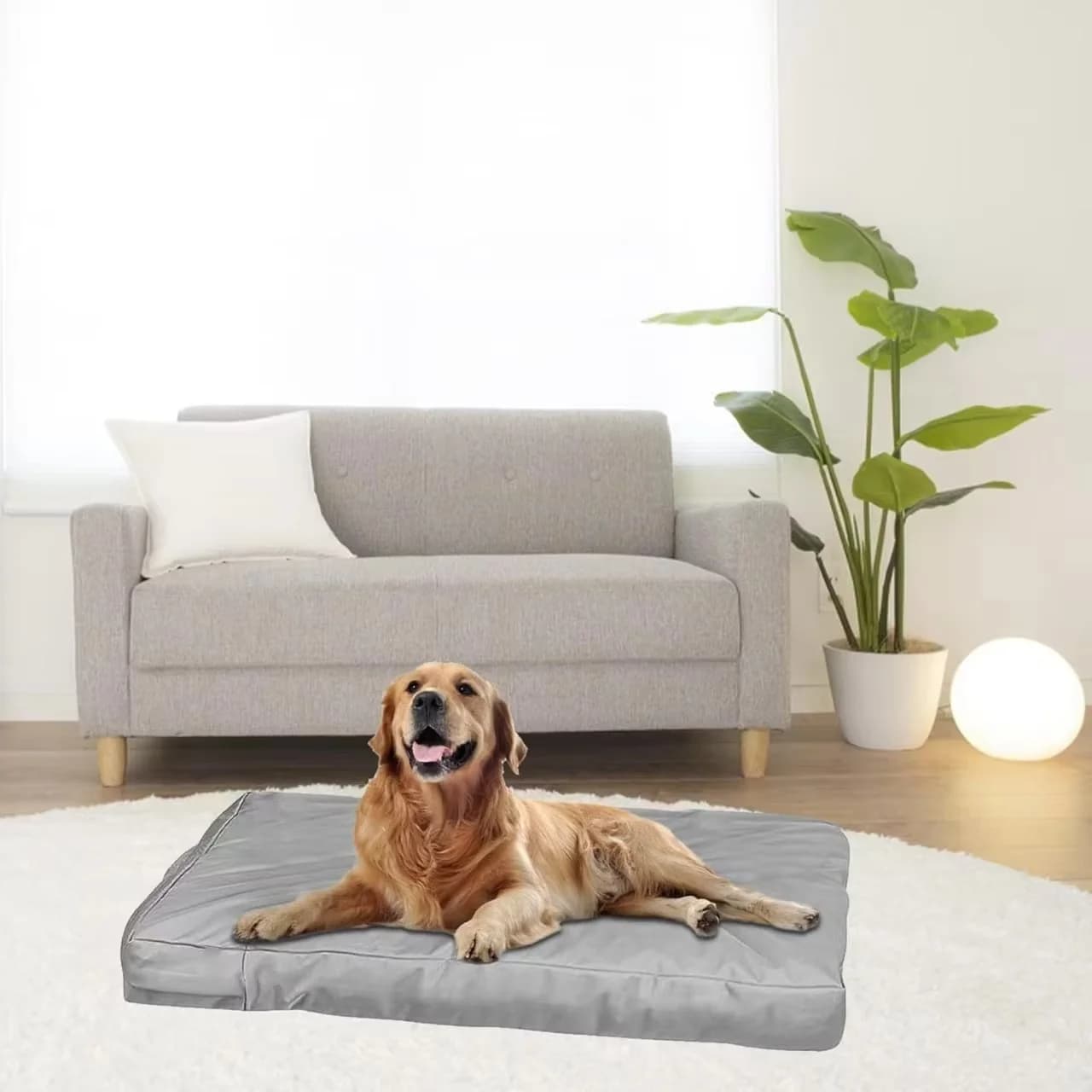 Washable Dog Bed Cover with Zipper