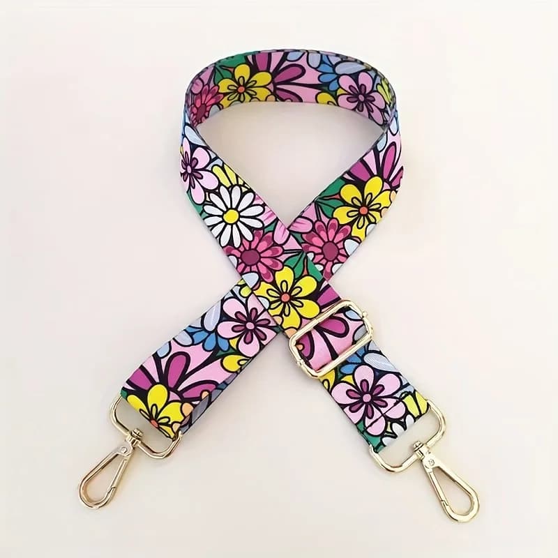 Handbag Shoulder Strap, Highly Suitable for Ladies' Handbags, Featuring A Fashionable Style with Printed Patterns.