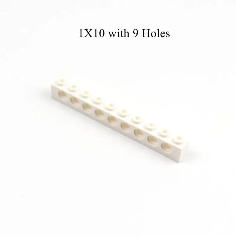 Technical Brick Beams 1x10 with Holes