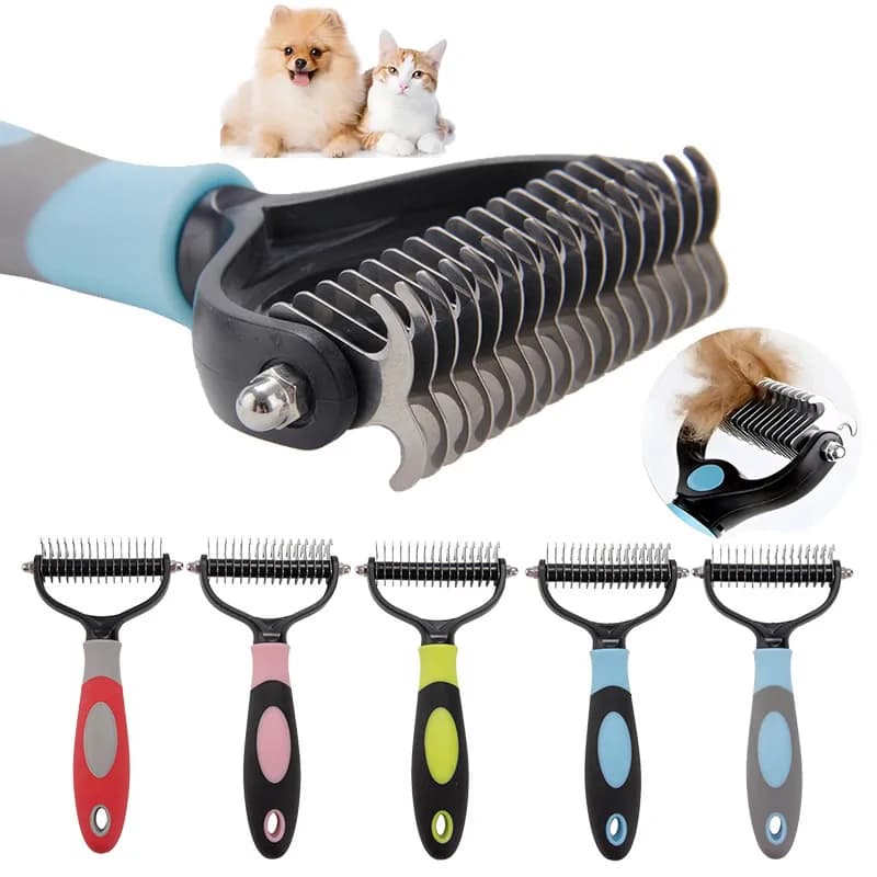 Dog and Cat Hair Removal Grooming Brush