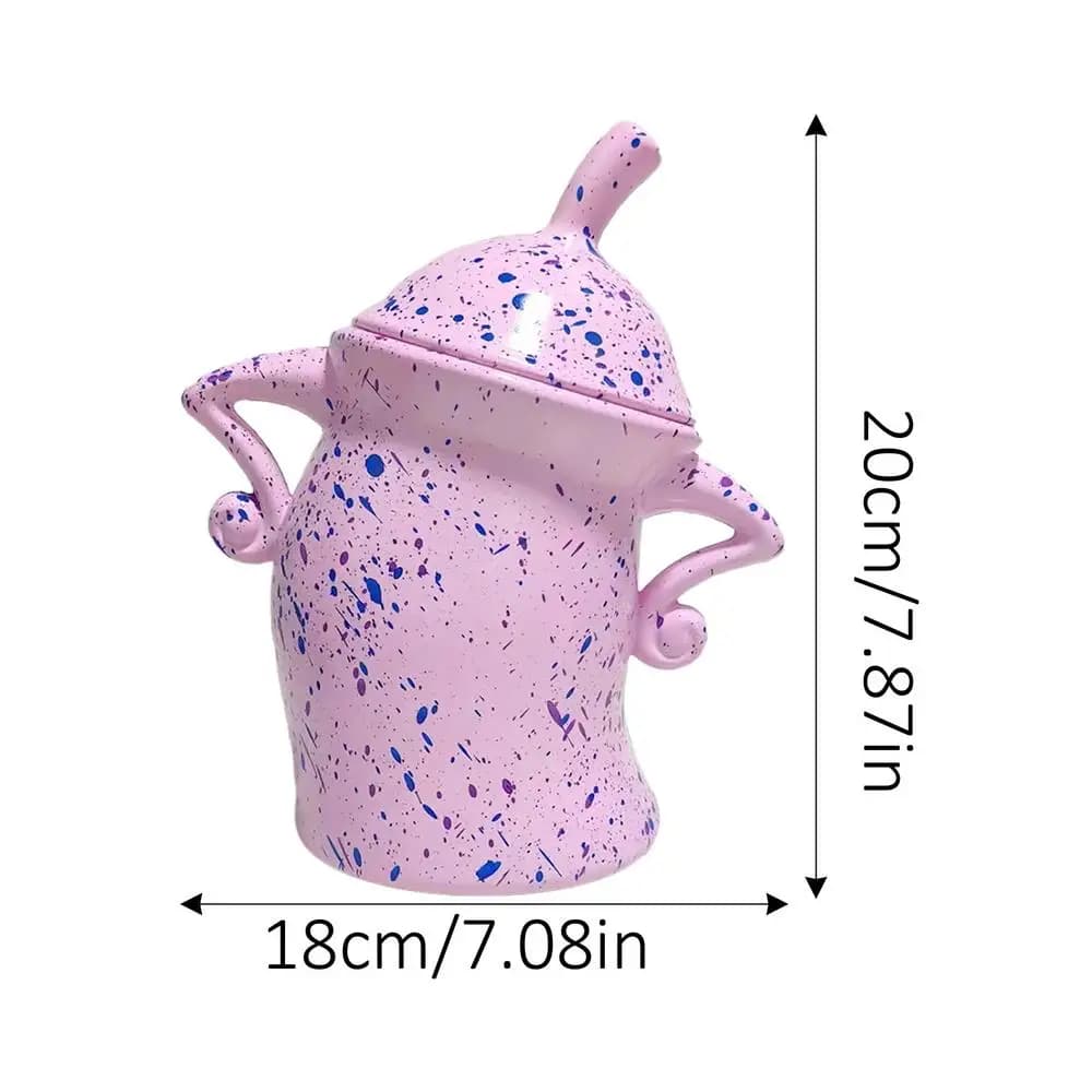 Decorative Food Storage Canister with Airtight Lid
