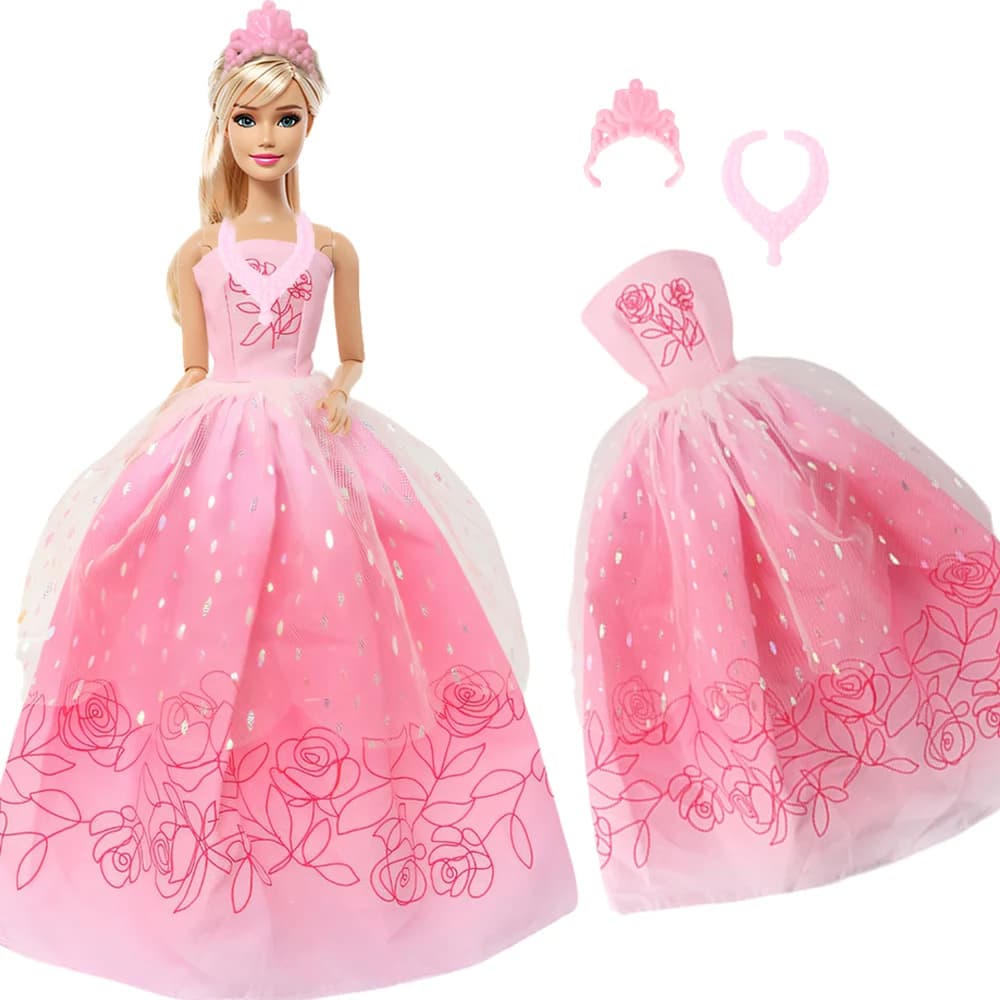 Doll Dress Outfit With Accessories