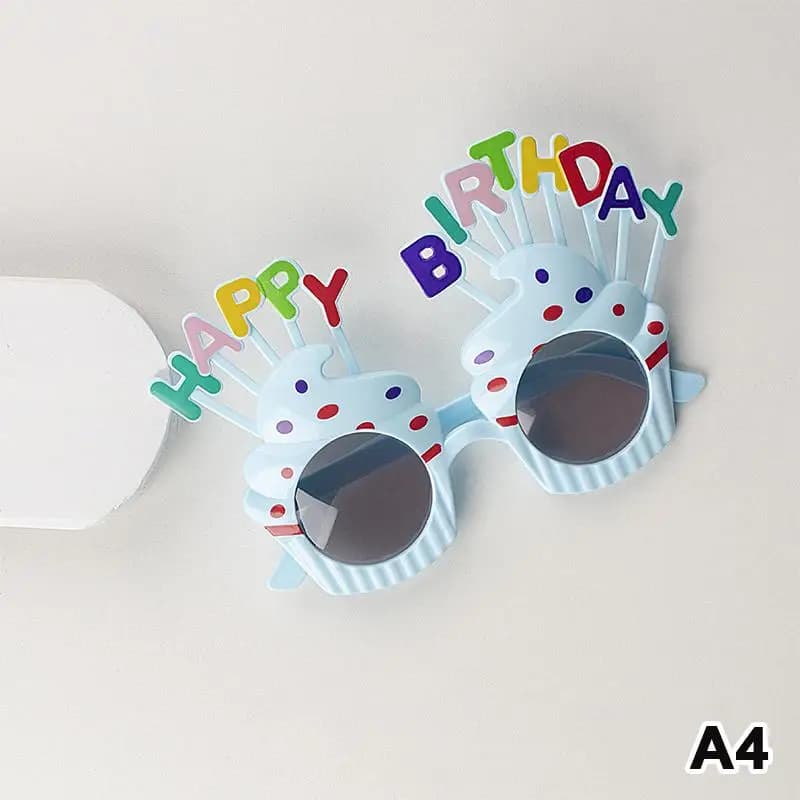 Birthday Party Novelty Glasses Photo Booth Props
