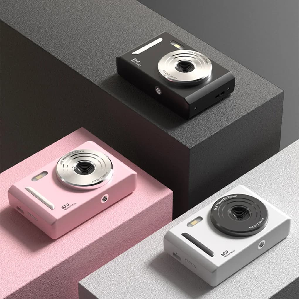 4K Dual Camera with Auto Focus and LED Fill Light