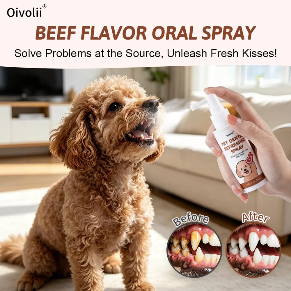 Dog Cat Breath Freshener Spray