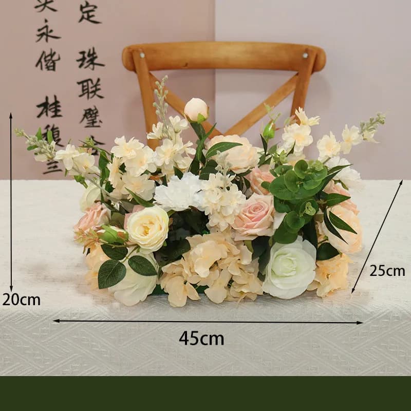 45cm Artificial Flower Wall Decoration Panel