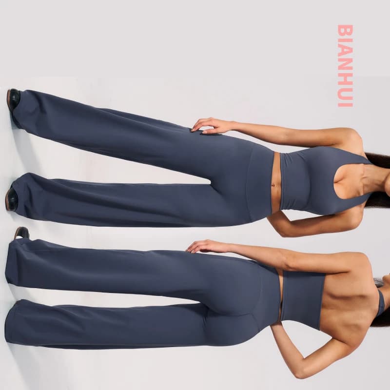 Yoga Set With Halter Neck Beautiful Back V Slim Fit Women's Gym Outfit Outdoor Running Training Fitness Leggings Two-piece Set