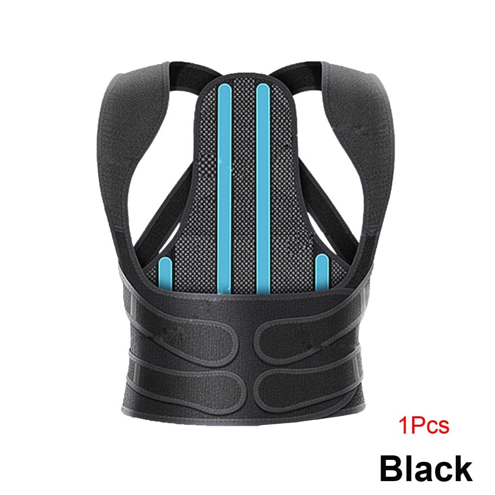 Posture Corrector for Women Men, Brace for Upper and Lower Back Pain Relief, Adjustable Fully Back Support Improve Back Posture