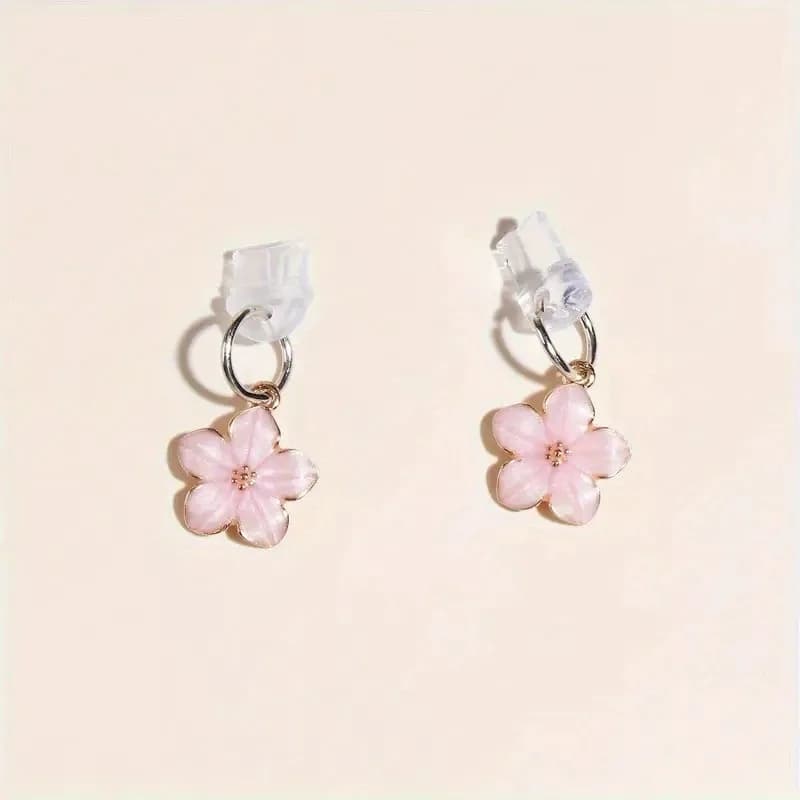 1pcs Simple Flowers Phone Dust Plug Accessories Decoration Hanging Pendant for iPhone for Samsung Type-C Charging Port
