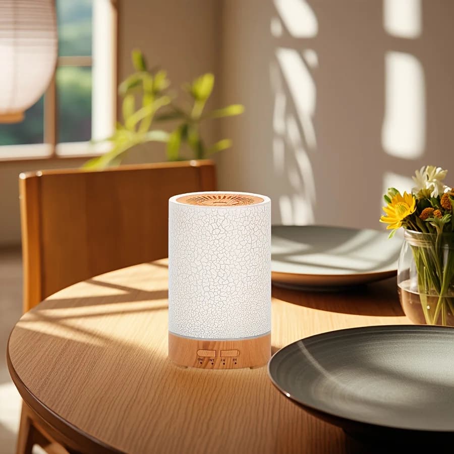 Ultrasonic Essential Oil Diffuser with LED Lights