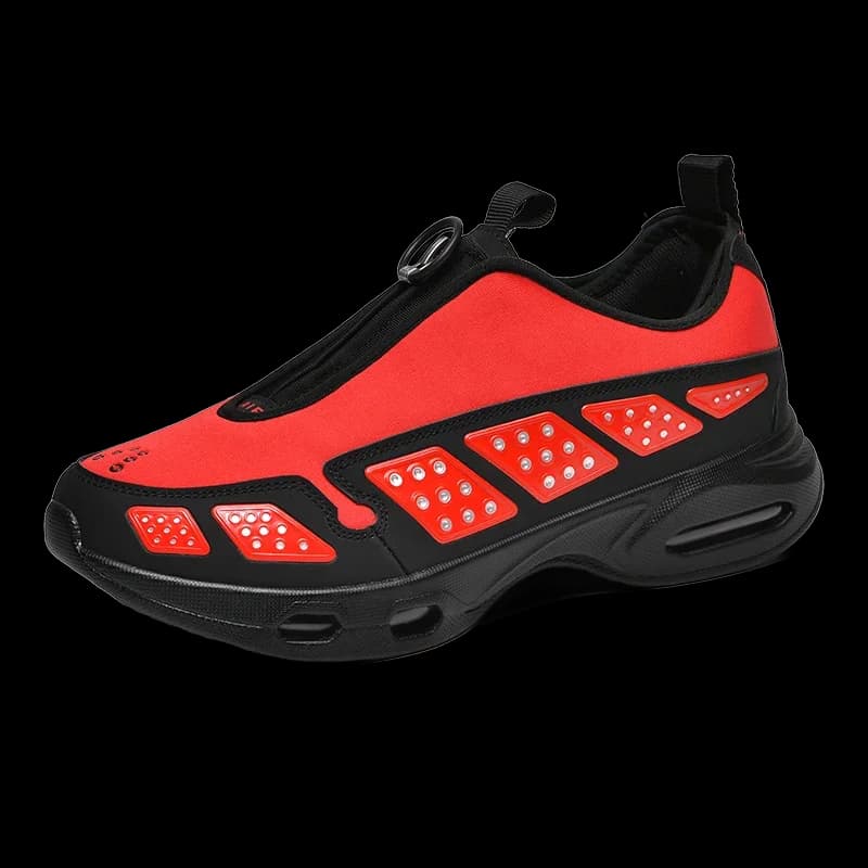 47 / black red