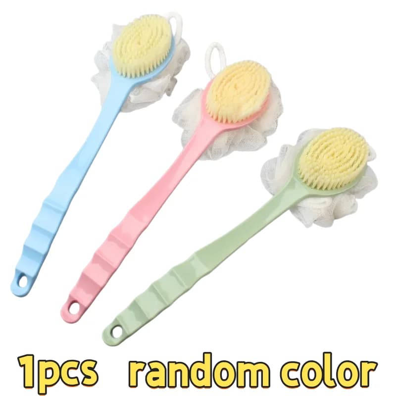 Long Handle Dual-Sided Bath Brush Scrubber