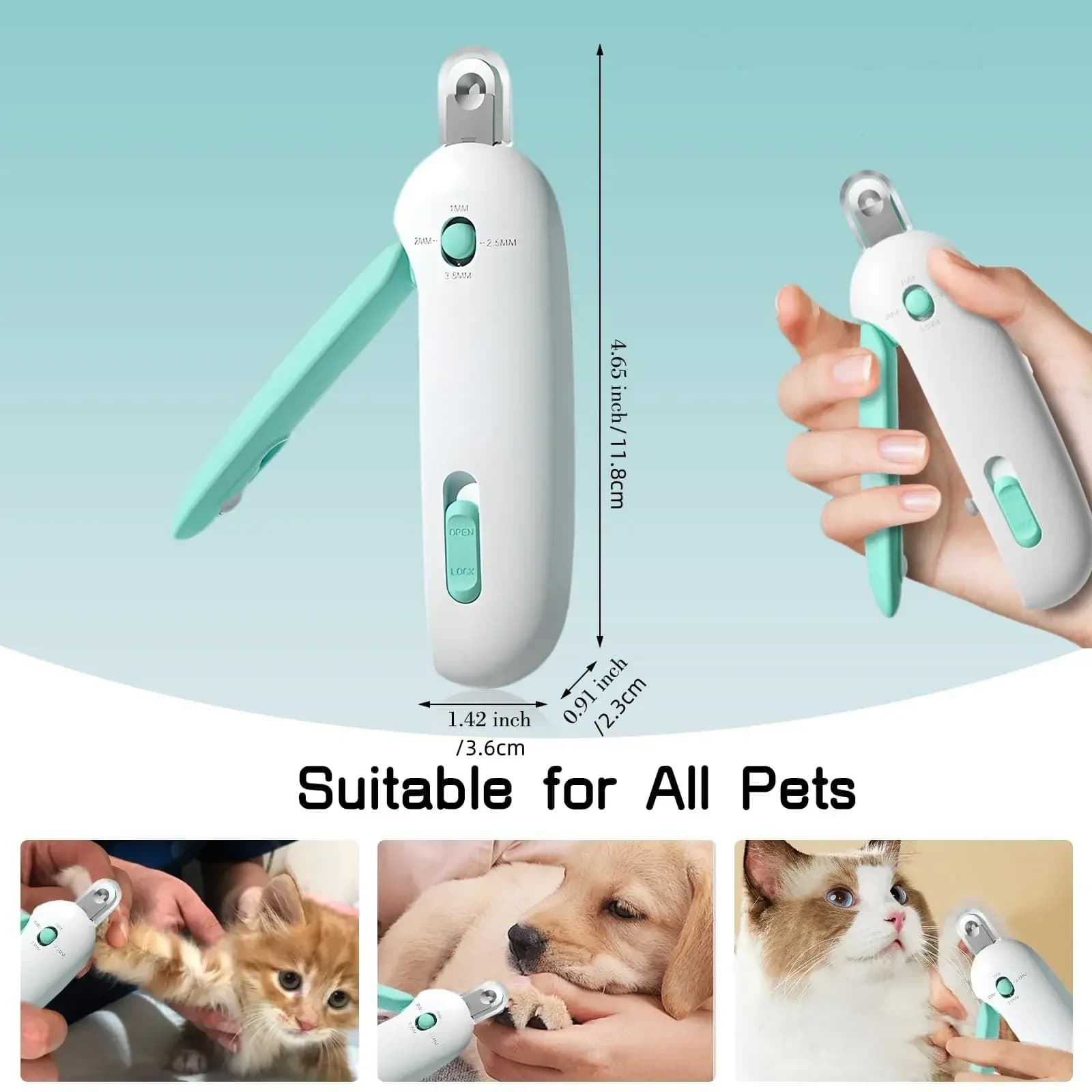 Professional Pet Nail Clippers Adjustable