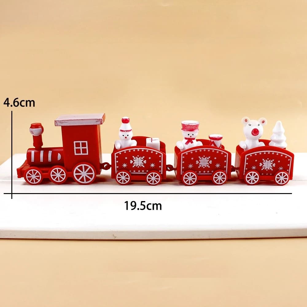 Plastic Train Christmas Ornament