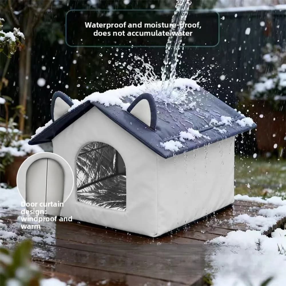 Indoor Outdoor Winter Cat House