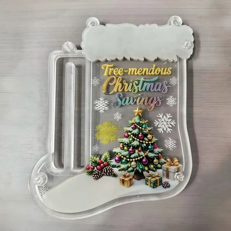 Christmas Stocking Cash Pendant Money Holder