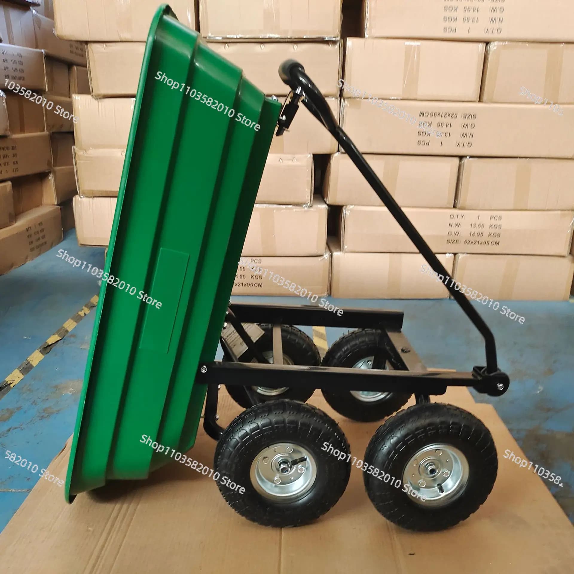 Gardening Cargo  Tractor Garden Tool  Garden Garbage Dumping Dump Truck