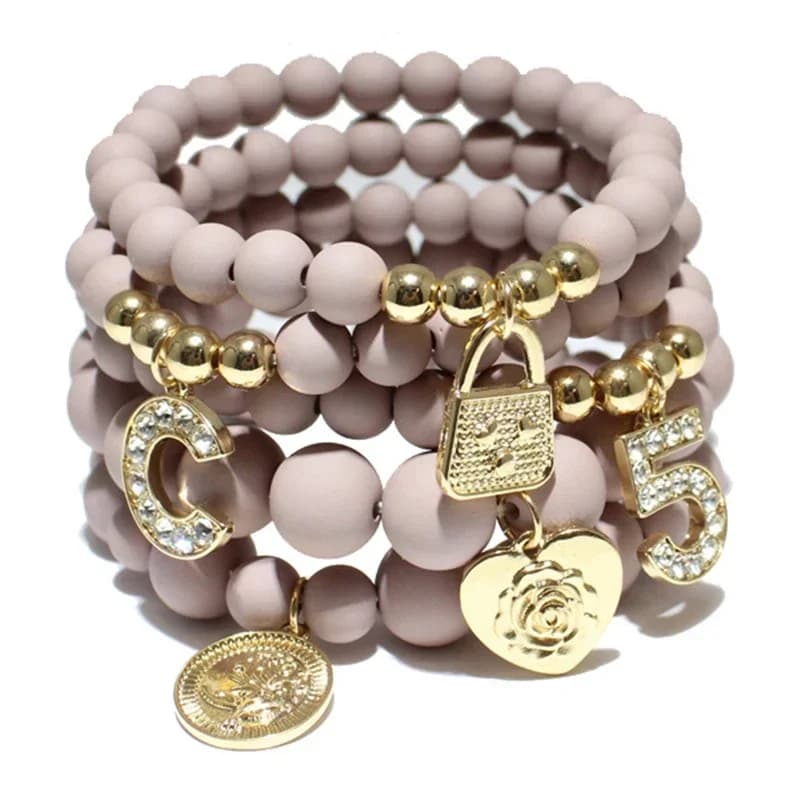 Bohemian Stretch Beaded Bracelets Set