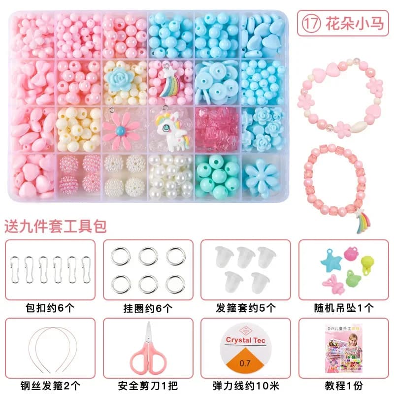 Polymer Clay Jewelry Making Kit with Beads