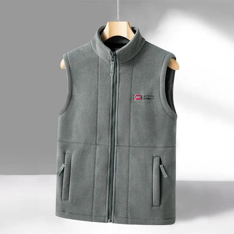 Men's Fleece Vest Sleeveless