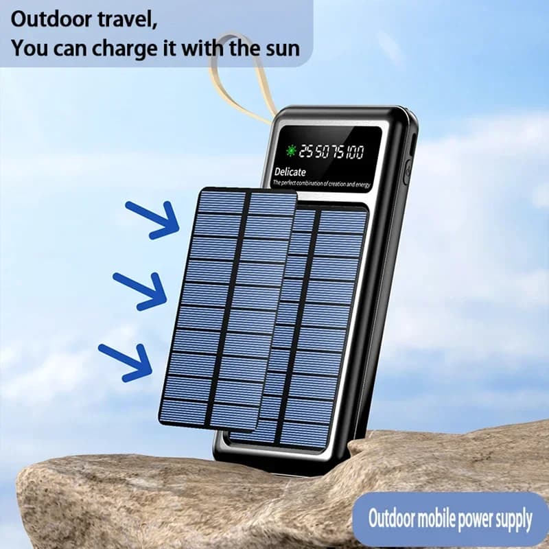 Solar Power Bank 20000mAh Dual USB