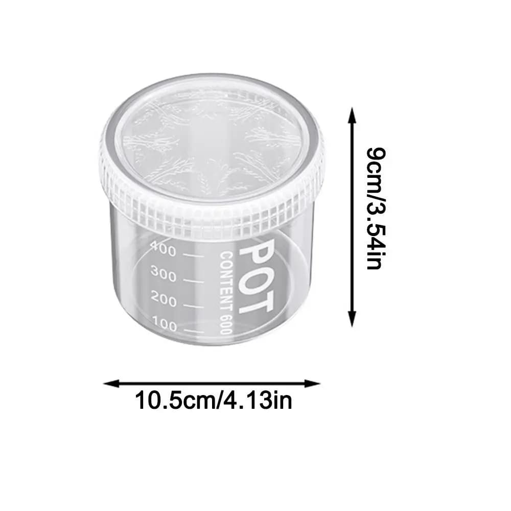 Plastic Food Storage Canisters with Sealed Lids