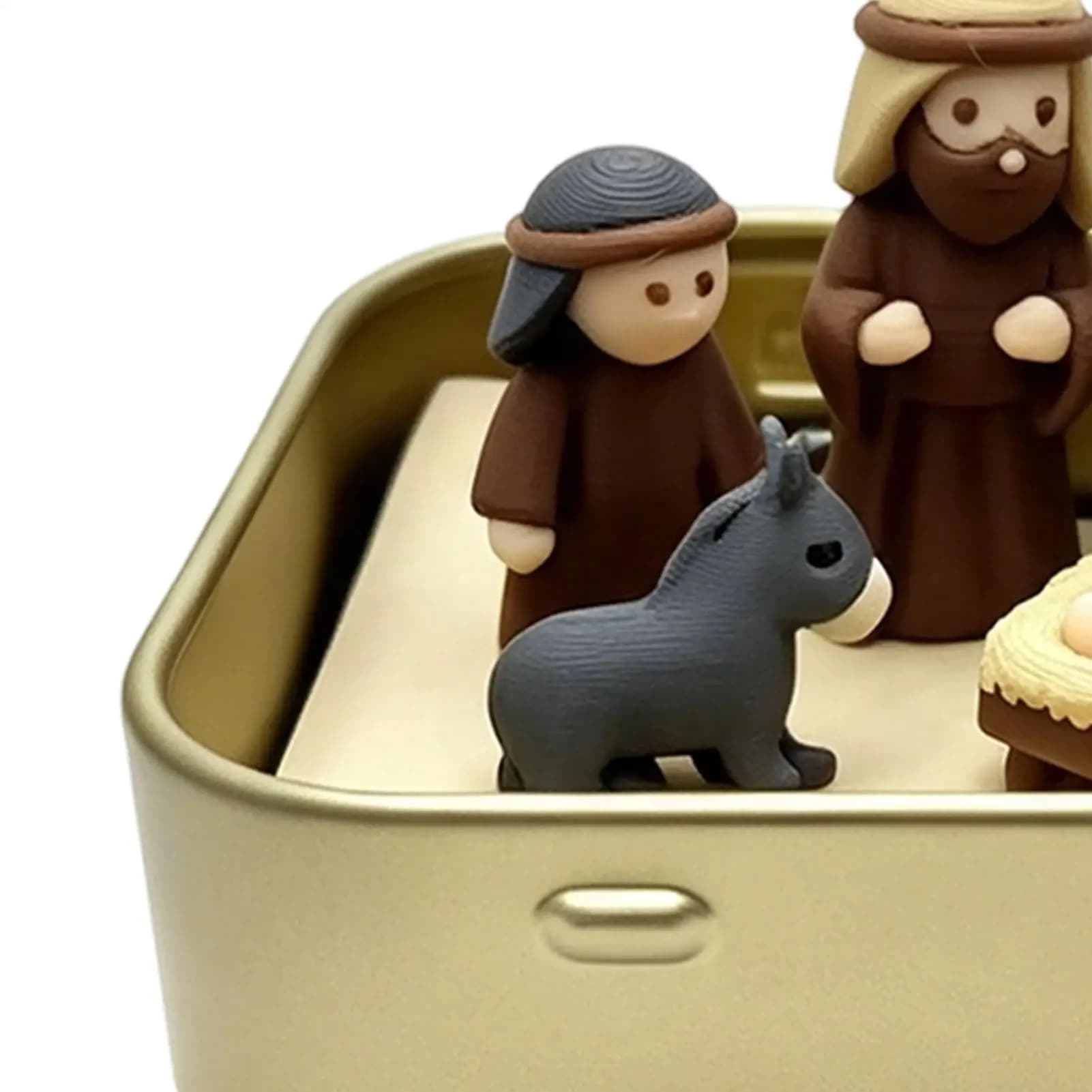 Pocket Nativity Set with Metal Tin Box
