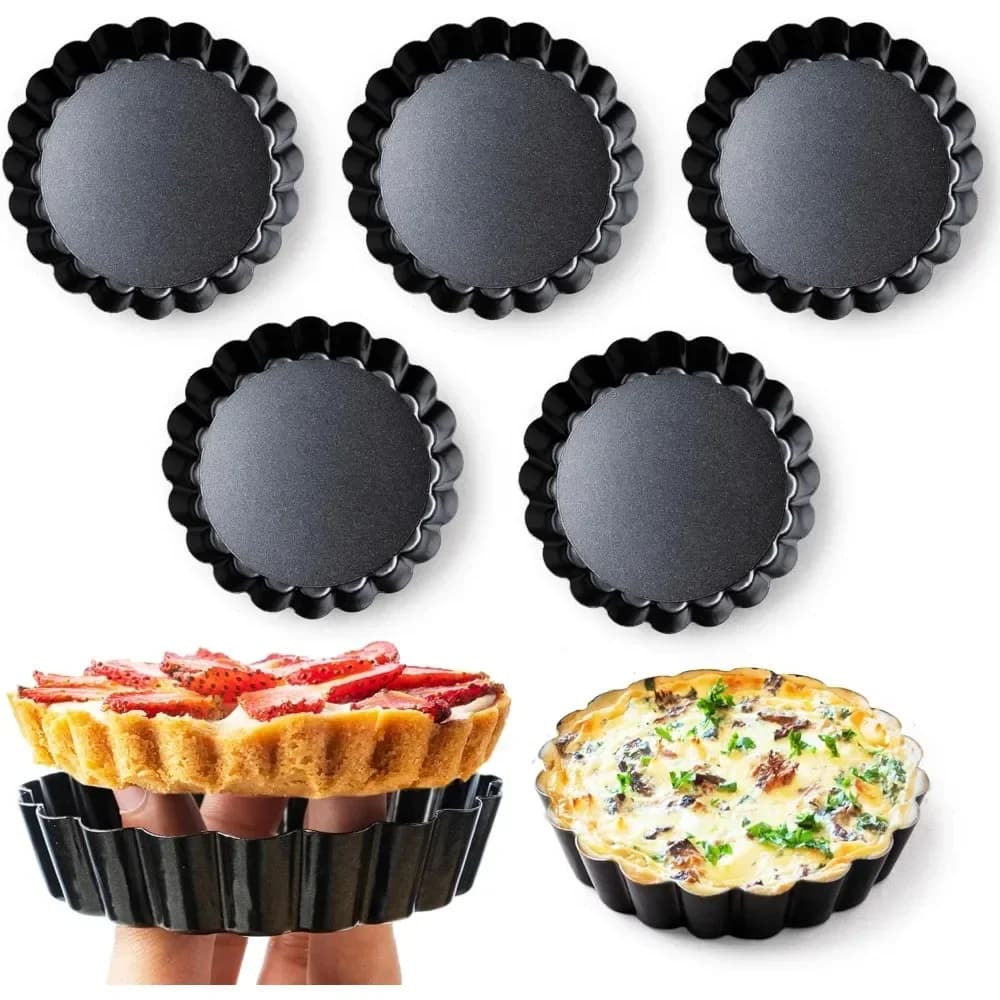 Mini Tart Molds with Removable Bottoms