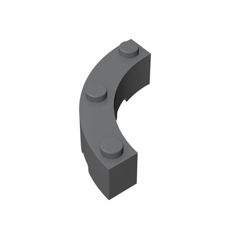 Brick Round Corner 4x4 Building Block Pieces