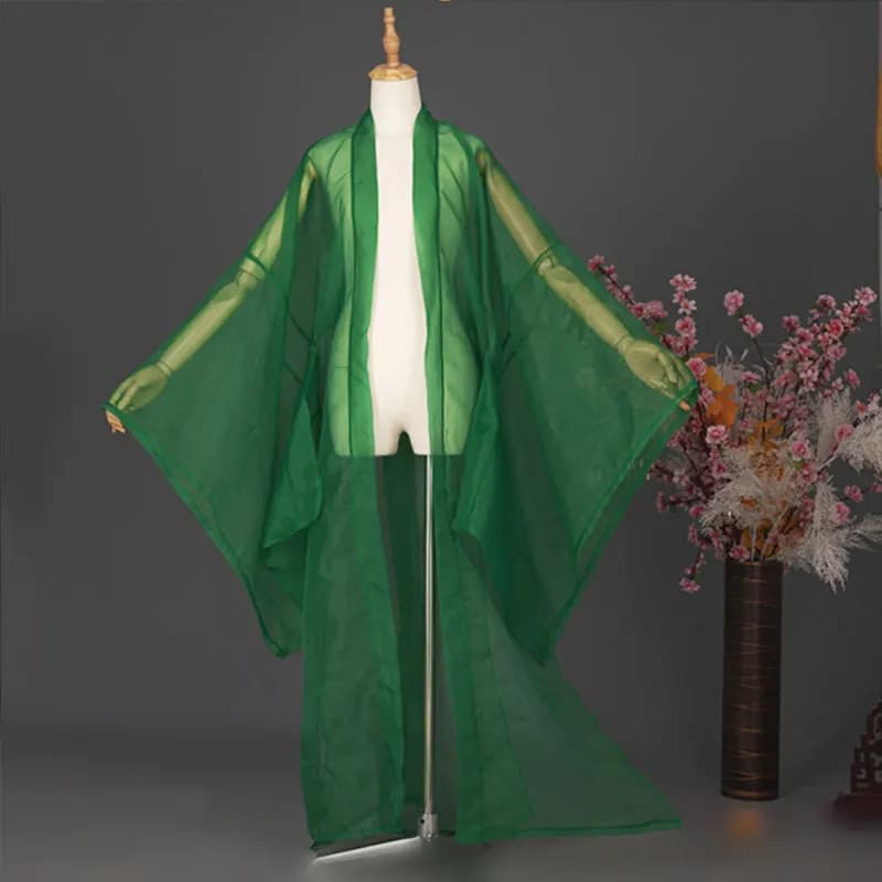 Women's Chiffon Hanfu Cloak Overcoat