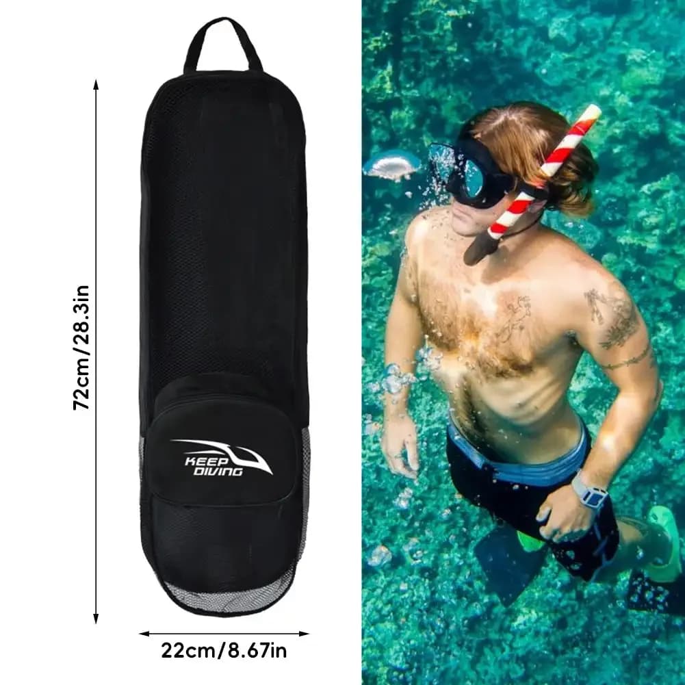 Scuba Diving Snorkeling Gear Mesh Backpack