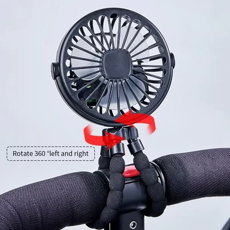 Portable Tripod Fan with USB Charging