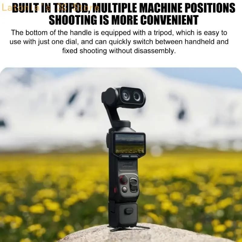 Camera Grip Tripod Stand with Fold-Out Legs