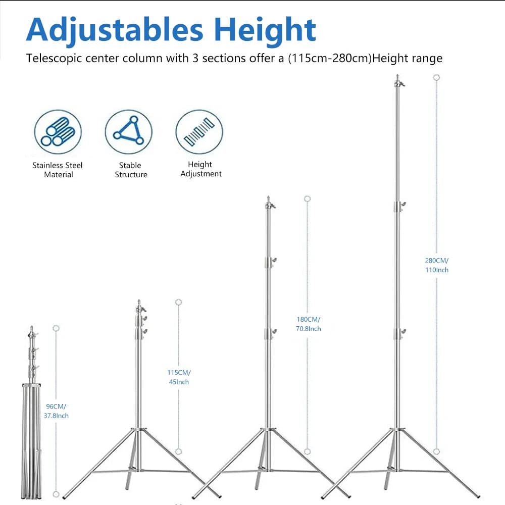 Stainless Steel Tripod Lifting Stand