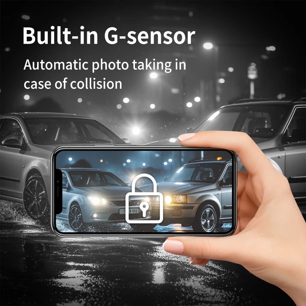 Dash Cam For Cars 32G Card 3Channels FHD1080P Car DVR Night Vision Loop Recording G-sensor Driving Recorder Tachograph Black Box