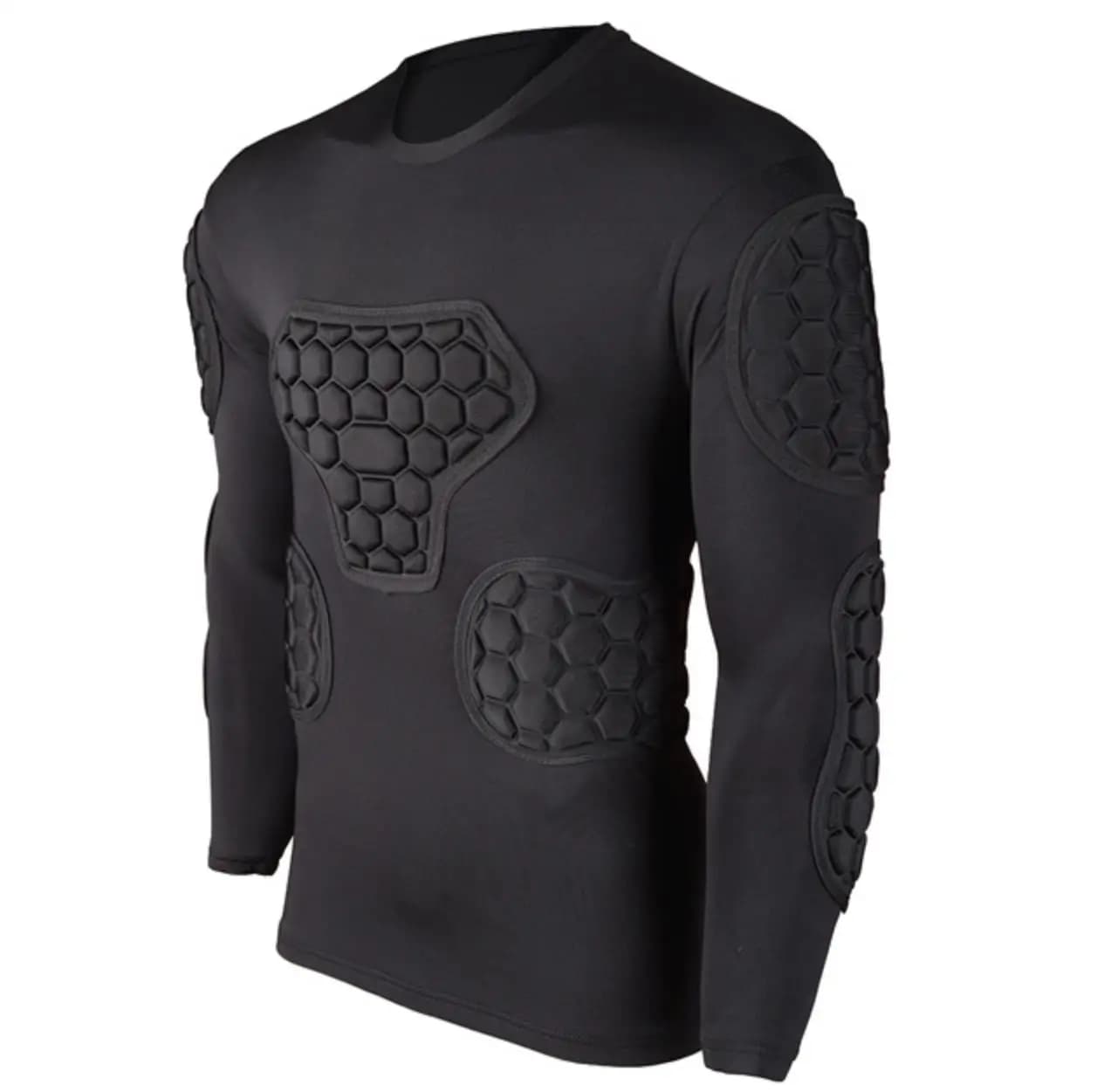 New Sports Safety Protection Thickened Gear Soccer Goalkeeper Jersey T-Shirt Outdoor Elbow Football Jerseys Vest Padded Protecto