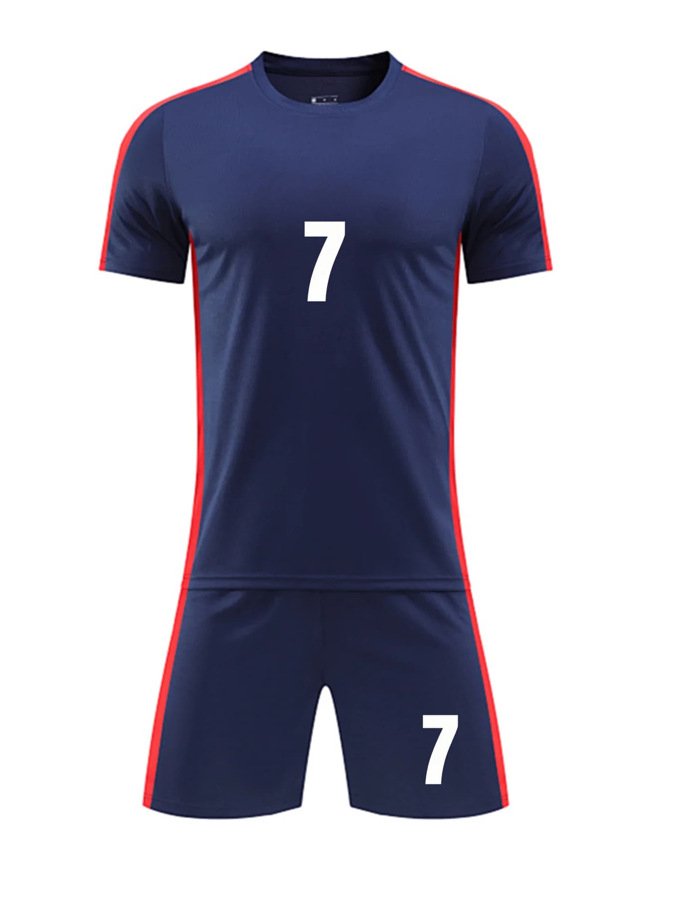 Unisex Blank Soccer Jersey Set